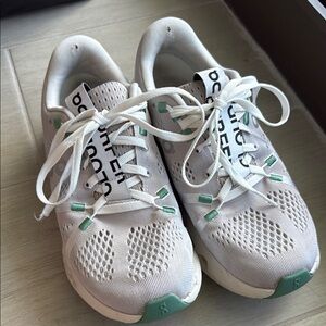 On Running Women's White Running Shoes